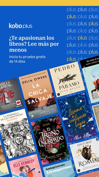 This ad promotes Kobo Plus, a service that allows you to read more books for less.