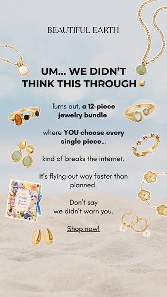 Beautiful Earth Jewelry ad