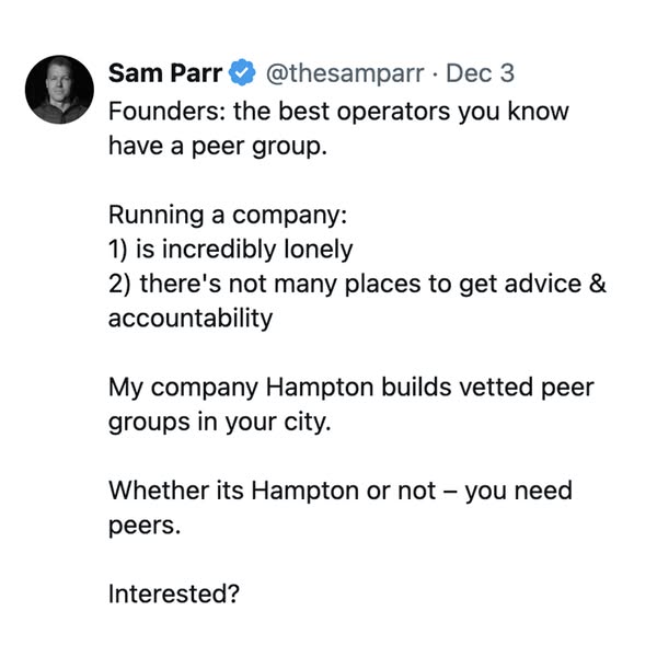 Sam Parr ad