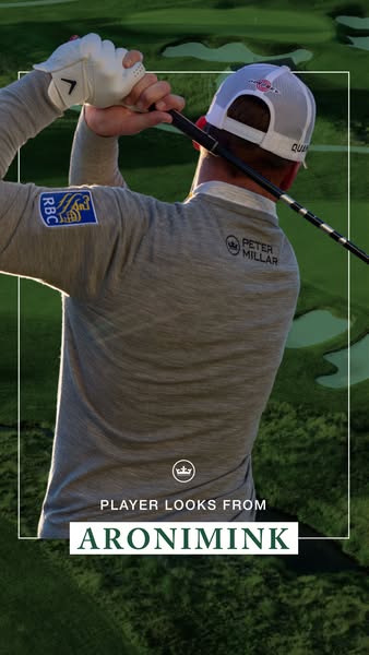 This Peter Millar ad showcases player looks from the Aronimink golf course.