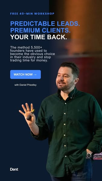 Daniel Priestley ad