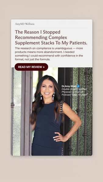 Amy Shah MD ad