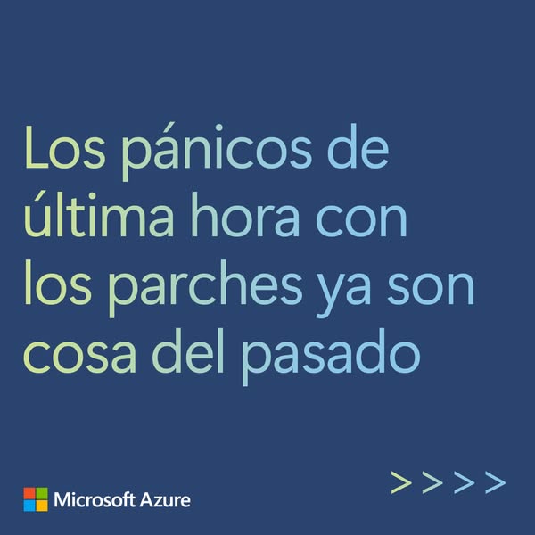 This image ad from Microsoft Azure addresses the pain points of last-minute patching by assuring users that those issues