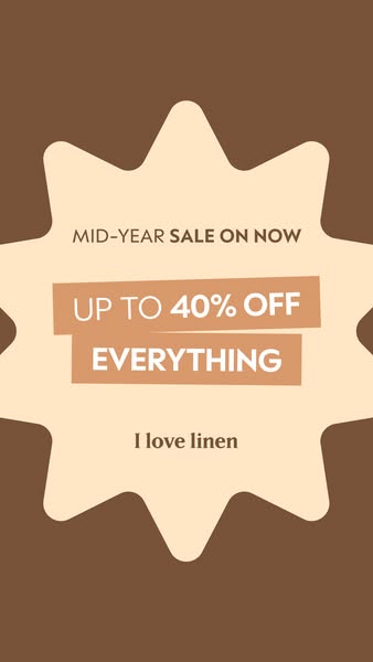 I Love Linen ad