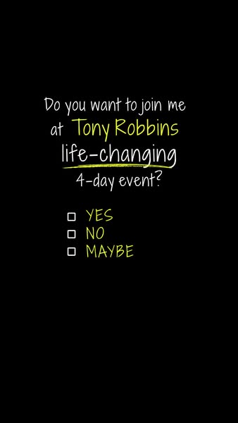 Tony Robbins ad