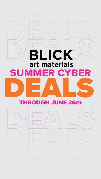 Blick Art Materials ad