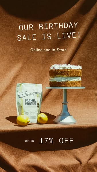 Ballerina Farm Store ad