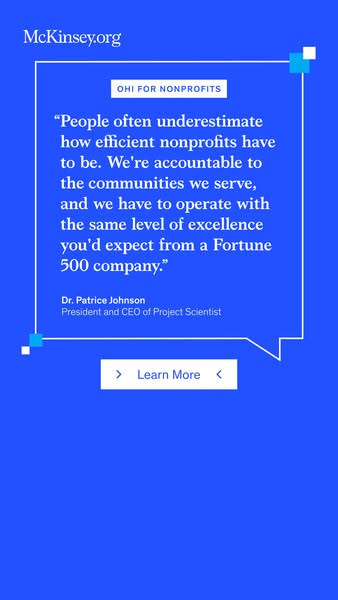 This ad features a quote from Dr. Patrice Johnson, President and CEO of Project Scientist, emphasizing the efficiency an