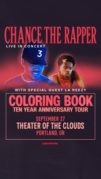 Chance The Rapper ad