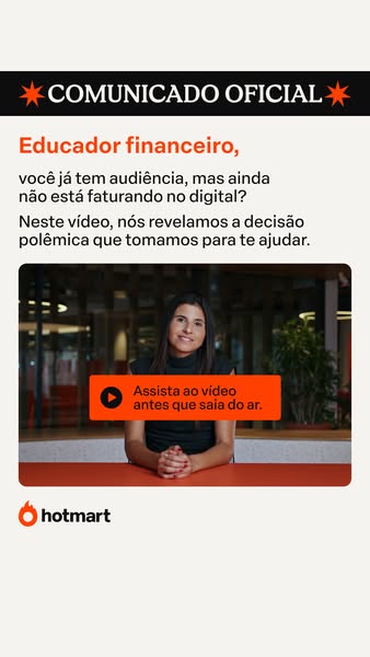Ad targeting financial educators seeking digital monetization. It presents an offer to watch a video in which a controve