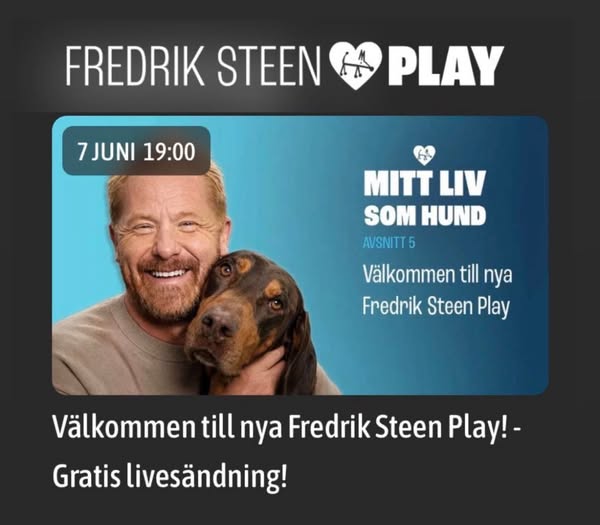Fredrik Steen Officiell sida ad