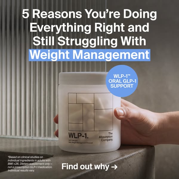 This ad discusses 5 reasons why the viewer may be struggling with weight management despite doing everything right. It p