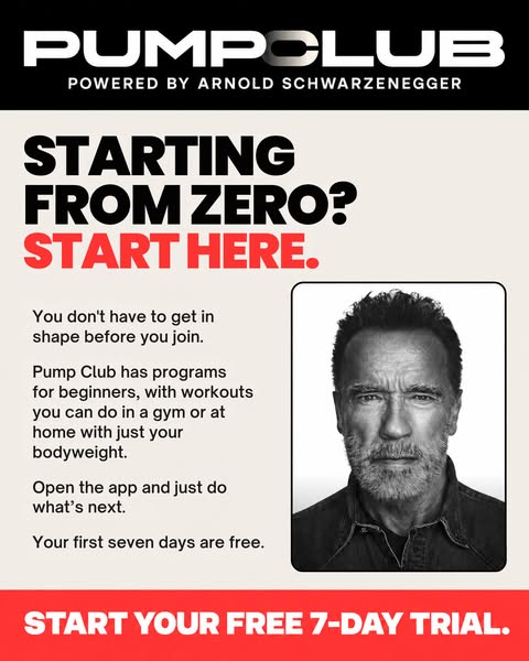 Arnold Schwarzenegger ad