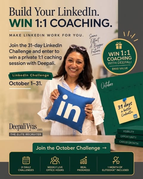 Elite Recruiter - Deepali Vyas ad