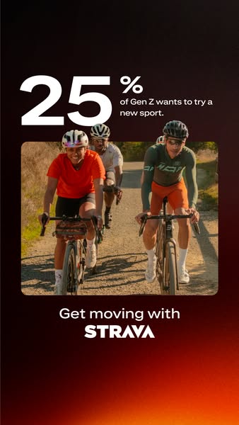 Strava ad