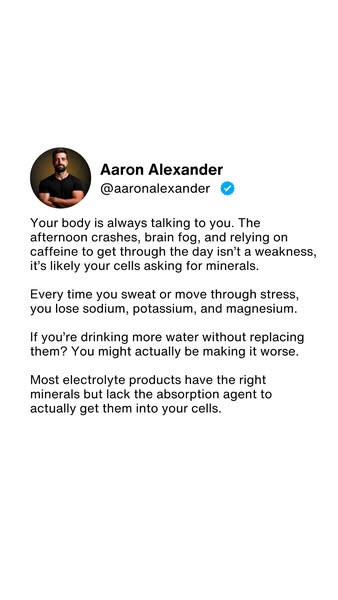 Aaron Alexander ad