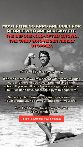 Arnold Schwarzenegger ad
