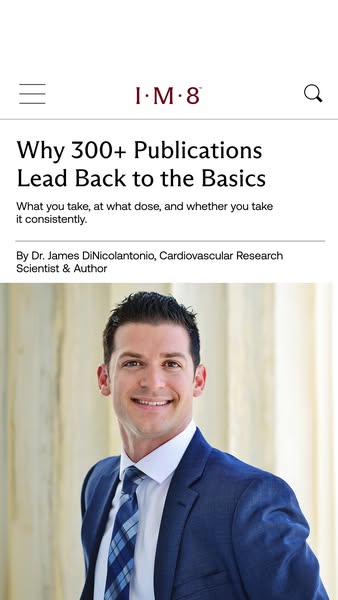 Dr. James DiNicolantonio ad