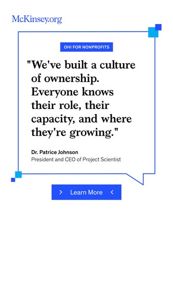 This ad features a testimonial in quotes from Dr. Patrice Johnson, President and CEO of Project Scientist. The quote is 