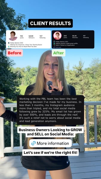 Personal Brand Launch ad