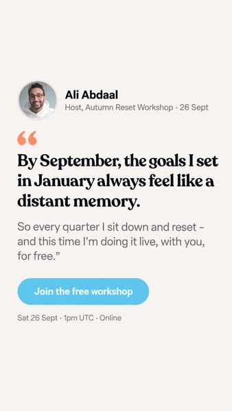 Ali Abdaal ad