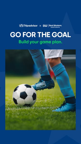 This image ad promotes TripAdvisor and Best Western Hotels & Resorts, encouraging users to plan their travel accommo