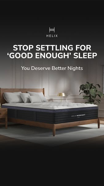 This ad aims to capture customers who are not completely happy with their current mattress and convinces them that they 
