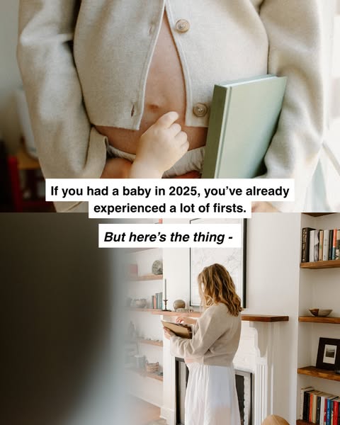 The ad features a split-screen format. The top half shows a close-up of a pregnant woman's belly with a baby's h