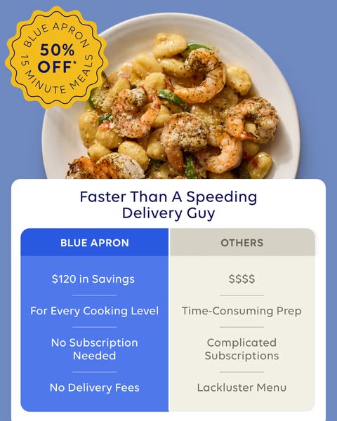 Blue Apron ad