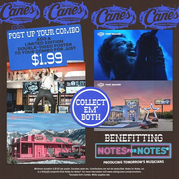Post Malone ad