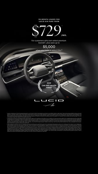 Lucid Motors ad