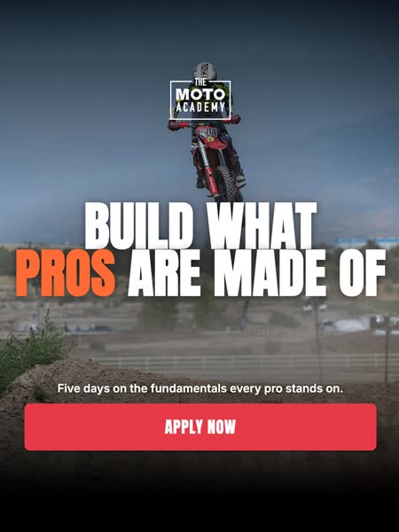The Moto Academy ad