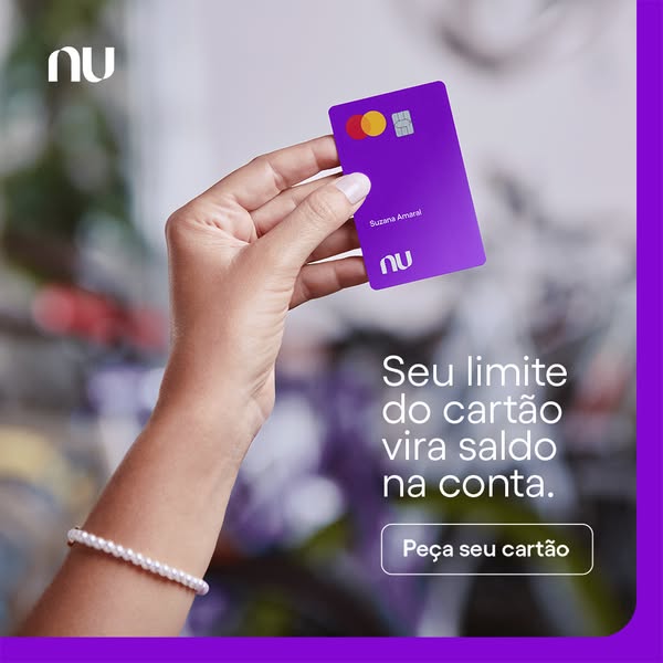 This ad promotes a credit card by showing a hand holding the card and highlighting the benefit of the card's limit t