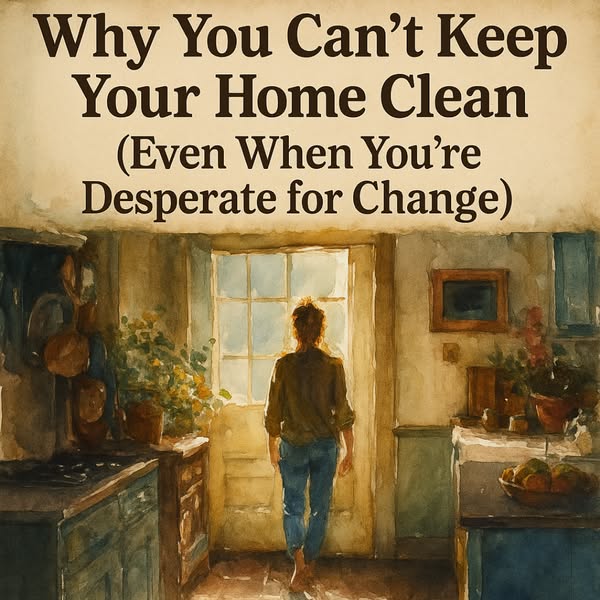 This ad speaks to the pain point of not being able to keep your home clean and hints at a solution.