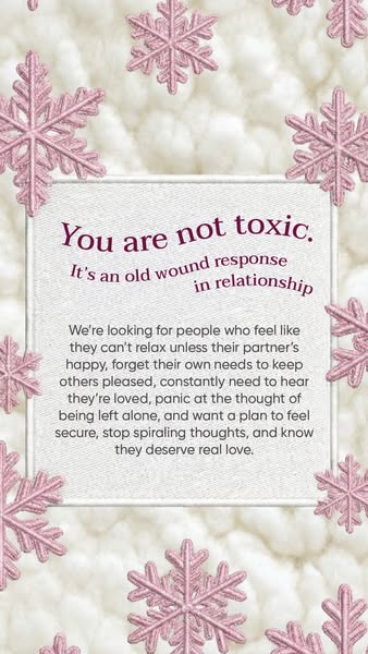 This image ad speaks to people who feel like they can't relax unless their partner's happy, forget their own nee