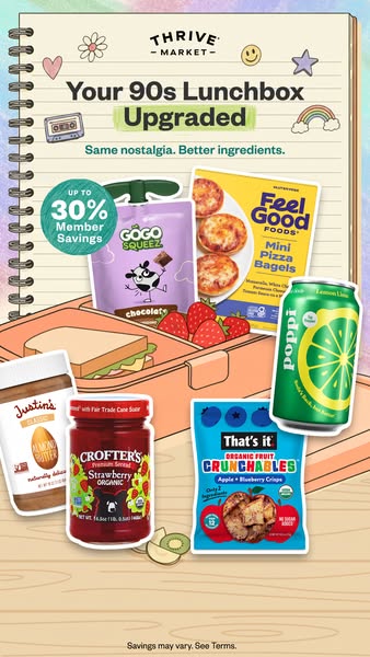 This ad targets parents looking for healthier, more nutritious snacks to pack in their kids' lunchboxes, offering an