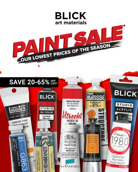 Blick Art Materials ad