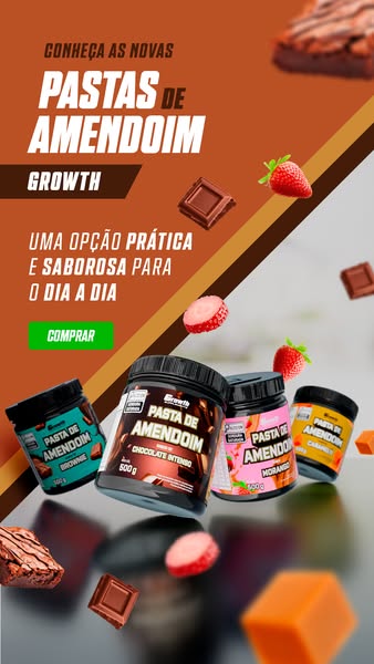 This ad showcases Growth's peanut butter products in various flavors, emphasizing their convenience and deliciousnes
