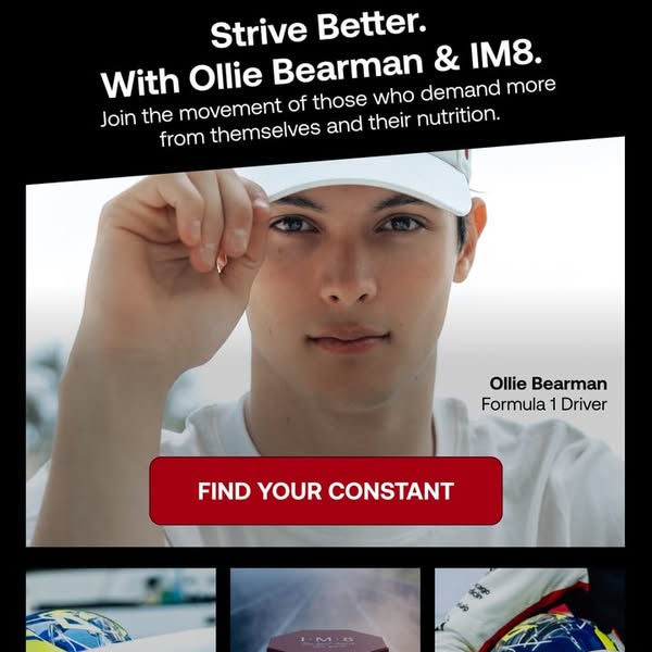 Ollie Bearman / Team OB ad