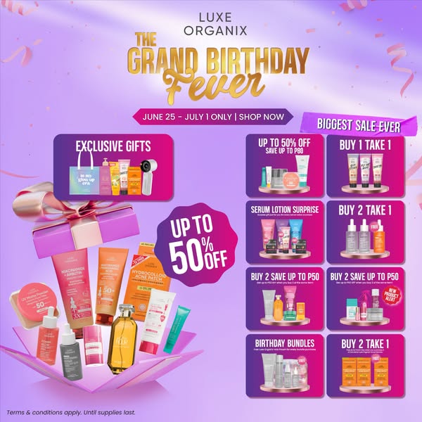 Luxe Organix Philippines ad