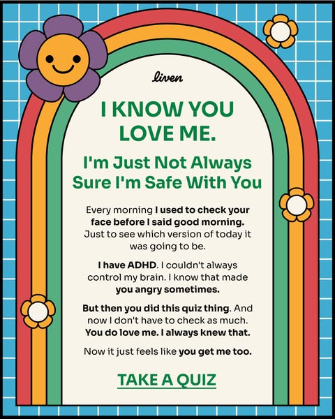 This ad, presented in a meme format, shares a heartfelt message about understanding and support within a relationship, b