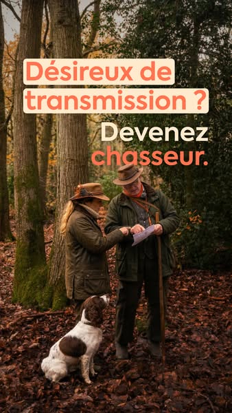 An ad that speaks to those with a desire to transfer their estate and suggests that they become hunters, appealing to a 