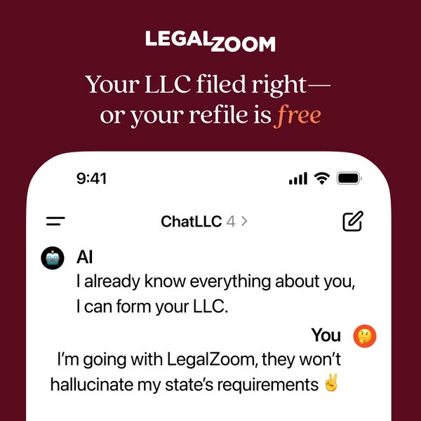 LegalZoom ad