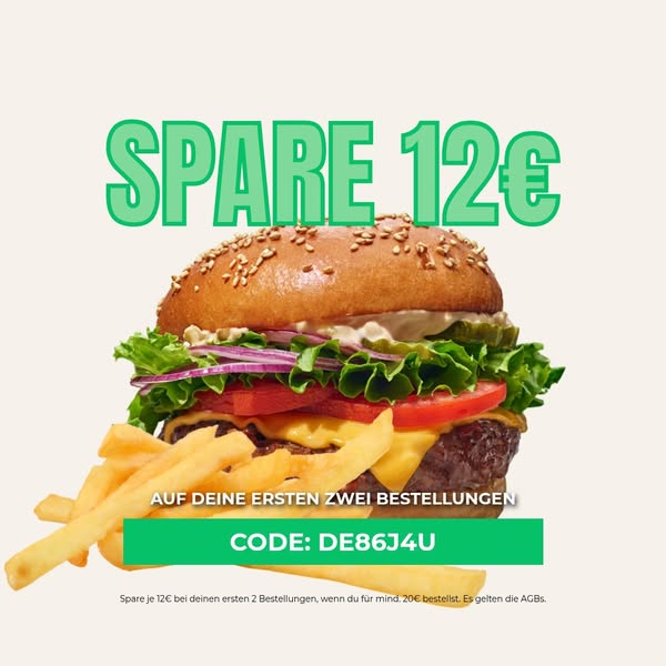 The ad promotes Burger King with a discount for your first two orders.