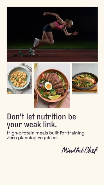 This Mindful Chef ad targets individuals who prioritize both fitness and nutrition. The ad highlights Mindful Chef's