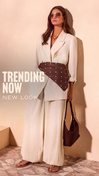 This ad showcases the latest fashion trends.