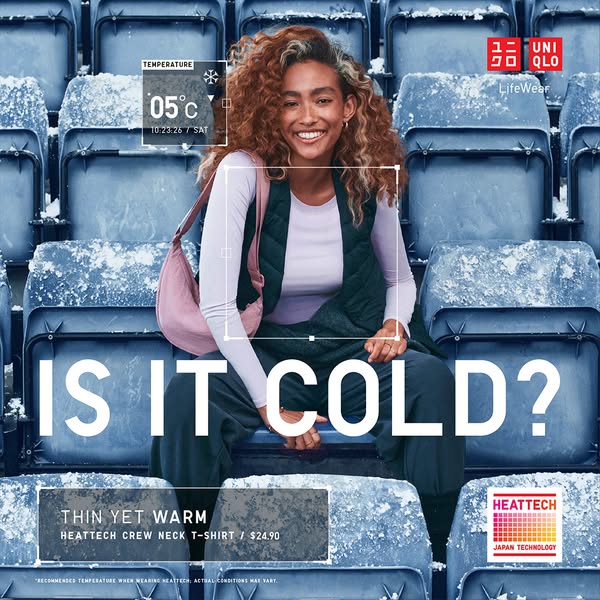 Uniqlo Australia ad
