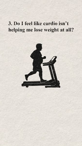 This ad uses a question-based approach to address a common fitness frustration: the feeling that cardio workouts aren
