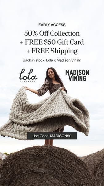 Madison Vining Blog ad