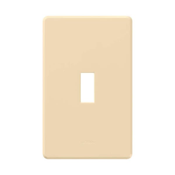 This is an image ad for a Lutron light switch plate. The ad shows a close up of the light switch plate.